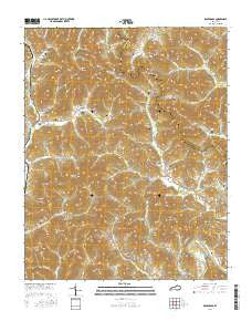 Rockholds Kentucky Current topographic map, 1:24000 scale, 7.5 X 7.5 Minute, Year 2016