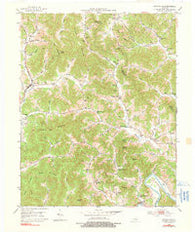Rockholds Kentucky Historical topographic map, 1:24000 scale, 7.5 X 7.5 Minute, Year 1952