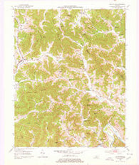 Rockholds Kentucky Historical topographic map, 1:24000 scale, 7.5 X 7.5 Minute, Year 1952