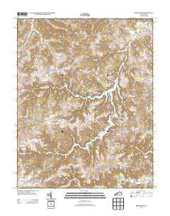 Rosewood Kentucky Historical topographic map, 1:24000 scale, 7.5 X 7.5 Minute, Year 2013