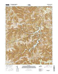 Rosewood Kentucky Current topographic map, 1:24000 scale, 7.5 X 7.5 Minute, Year 2016
