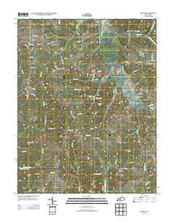Rosine Kentucky Historical topographic map, 1:24000 scale, 7.5 X 7.5 Minute, Year 2013