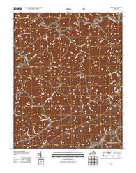 Roxana Kentucky Historical topographic map, 1:24000 scale, 7.5 X 7.5 Minute, Year 2010