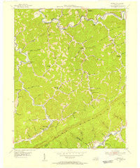 Roxana Kentucky Historical topographic map, 1:24000 scale, 7.5 X 7.5 Minute, Year 1954