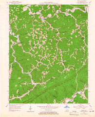 Roxana Kentucky Historical topographic map, 1:24000 scale, 7.5 X 7.5 Minute, Year 1954