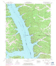 Rushing Creek Tennessee Historical topographic map, 1:24000 scale, 7.5 X 7.5 Minute, Year 1950