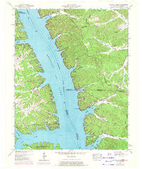 Rushing Creek Tennessee Historical topographic map, 1:24000 scale, 7.5 X 7.5 Minute, Year 1950
