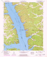 Rushing Creek Tennessee Historical topographic map, 1:24000 scale, 7.5 X 7.5 Minute, Year 1950