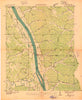 Rushing Tennessee Historical topographic map, 1:24000 scale, 7.5 X 7.5 Minute, Year 1936