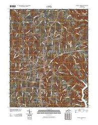 Russell Springs Kentucky Historical topographic map, 1:24000 scale, 7.5 X 7.5 Minute, Year 2010