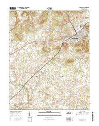 Russellville Kentucky Current topographic map, 1:24000 scale, 7.5 X 7.5 Minute, Year 2016