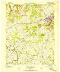 Russellville Kentucky Historical topographic map, 1:24000 scale, 7.5 X 7.5 Minute, Year 1952