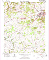 Russellville Kentucky Historical topographic map, 1:24000 scale, 7.5 X 7.5 Minute, Year 1952