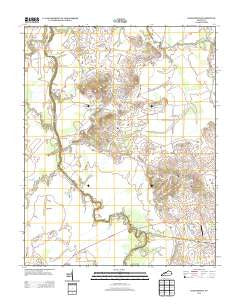Sacramento Kentucky Historical topographic map, 1:24000 scale, 7.5 X 7.5 Minute, Year 2013