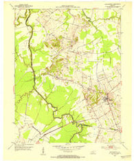 Sacramento Kentucky Historical topographic map, 1:24000 scale, 7.5 X 7.5 Minute, Year 1952