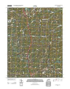 Sadieville Kentucky Historical topographic map, 1:24000 scale, 7.5 X 7.5 Minute, Year 2013