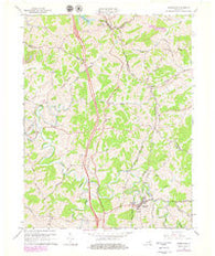 Sadieville Kentucky Historical topographic map, 1:24000 scale, 7.5 X 7.5 Minute, Year 1965