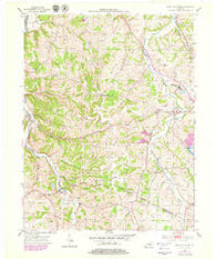Saint Catharine Kentucky Historical topographic map, 1:24000 scale, 7.5 X 7.5 Minute, Year 1953