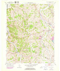Saint Catharine Kentucky Historical topographic map, 1:24000 scale, 7.5 X 7.5 Minute, Year 1953