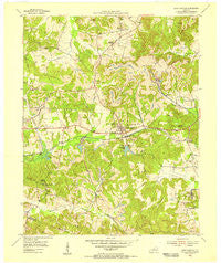 Saint Charles Kentucky Historical topographic map, 1:24000 scale, 7.5 X 7.5 Minute, Year 1954