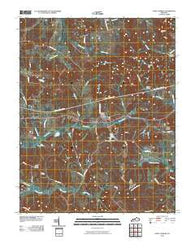 Saint Charles Kentucky Historical topographic map, 1:24000 scale, 7.5 X 7.5 Minute, Year 2010