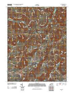 Salem Kentucky Historical topographic map, 1:24000 scale, 7.5 X 7.5 Minute, Year 2010