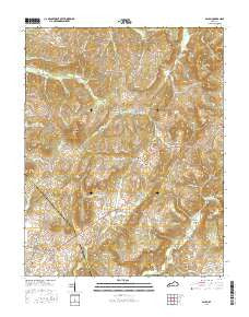 Salem Kentucky Current topographic map, 1:24000 scale, 7.5 X 7.5 Minute, Year 2016