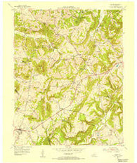 Salem Kentucky Historical topographic map, 1:24000 scale, 7.5 X 7.5 Minute, Year 1954
