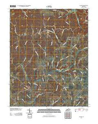 Saloma Kentucky Historical topographic map, 1:24000 scale, 7.5 X 7.5 Minute, Year 2010