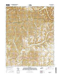 Saloma Kentucky Current topographic map, 1:24000 scale, 7.5 X 7.5 Minute, Year 2016