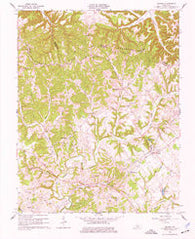 Saloma Kentucky Historical topographic map, 1:24000 scale, 7.5 X 7.5 Minute, Year 1961