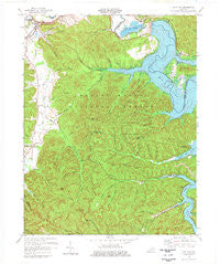 Salt Lick Kentucky Historical topographic map, 1:24000 scale, 7.5 X 7.5 Minute, Year 1975