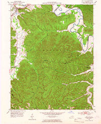 Salt Lick Kentucky Historical topographic map, 1:24000 scale, 7.5 X 7.5 Minute, Year 1953