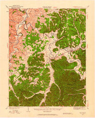 Salt Lick Kentucky Historical topographic map, 1:62500 scale, 15 X 15 Minute, Year 1929
