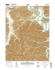Salt Lick Kentucky Current topographic map, 1:24000 scale, 7.5 X 7.5 Minute, Year 2016