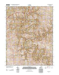 Salvisa Kentucky Historical topographic map, 1:24000 scale, 7.5 X 7.5 Minute, Year 2013