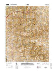 Salvisa Kentucky Current topographic map, 1:24000 scale, 7.5 X 7.5 Minute, Year 2016