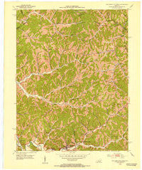 Salyersville North Kentucky Historical topographic map, 1:24000 scale, 7.5 X 7.5 Minute, Year 1951