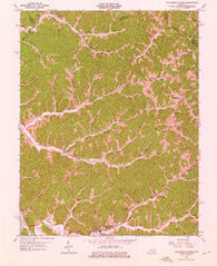 Salyersville North Kentucky Historical topographic map, 1:24000 scale, 7.5 X 7.5 Minute, Year 1962