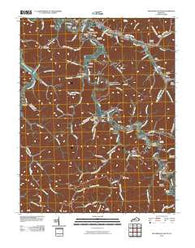 Salyersville South Kentucky Historical topographic map, 1:24000 scale, 7.5 X 7.5 Minute, Year 2010
