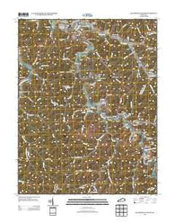 Salyersville South Kentucky Historical topographic map, 1:24000 scale, 7.5 X 7.5 Minute, Year 2013