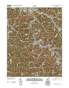 Salyersville South Kentucky Historical topographic map, 1:24000 scale, 7.5 X 7.5 Minute, Year 2013