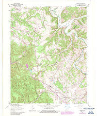 Samuels Kentucky Historical topographic map, 1:24000 scale, 7.5 X 7.5 Minute, Year 1962