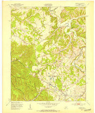 Samuels Kentucky Historical topographic map, 1:24000 scale, 7.5 X 7.5 Minute, Year 1949
