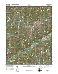Sanders Kentucky Historical topographic map, 1:24000 scale, 7.5 X 7.5 Minute, Year 2013