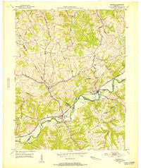 Sanders Kentucky Historical topographic map, 1:24000 scale, 7.5 X 7.5 Minute, Year 1951
