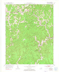 Sandgap Kentucky Historical topographic map, 1:24000 scale, 7.5 X 7.5 Minute, Year 1953