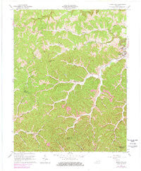 Sandy Hook Kentucky Historical topographic map, 1:24000 scale, 7.5 X 7.5 Minute, Year 1962