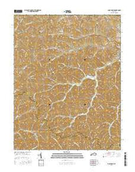 Sandy Hook Kentucky Current topographic map, 1:24000 scale, 7.5 X 7.5 Minute, Year 2016