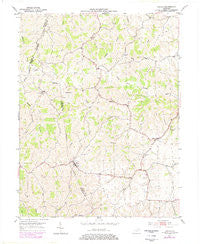 Sardis Kentucky Historical topographic map, 1:24000 scale, 7.5 X 7.5 Minute, Year 1952